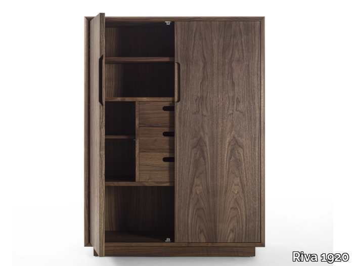 SOSPIRO - Solid wood highboard with drawers _ Riva 1920