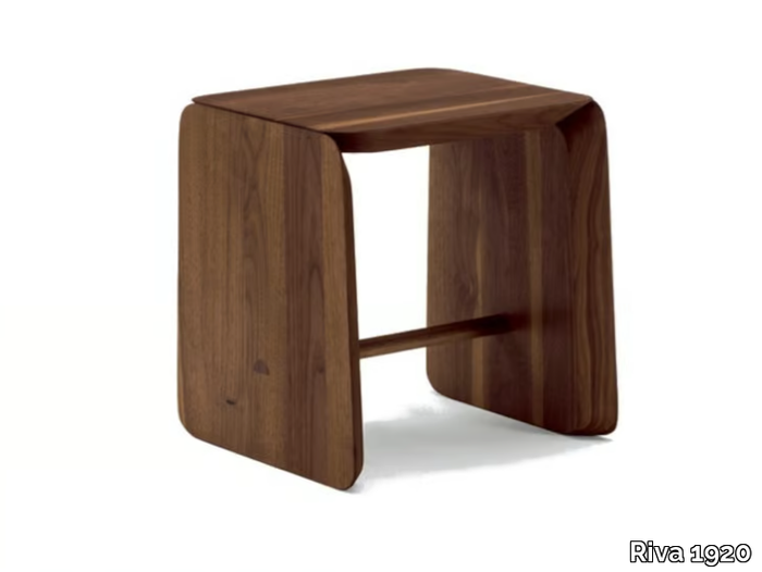 TAK - Low solid wood stool _ Riva 1920