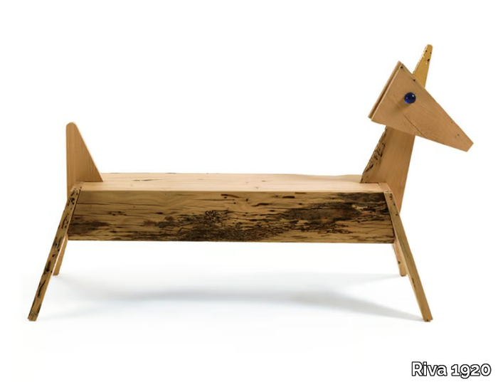 UNICORNO - Briccola solid wood bench _ Riva 1920