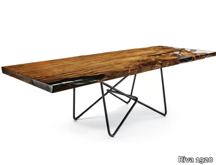 KAURI PIANO ANTICO - Rectangular table with Kauri solid wood top _ Riva 1920