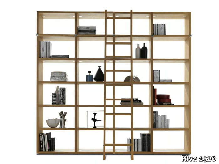 WALLSTREET - Open solid wood bookcase _ Riva 1920