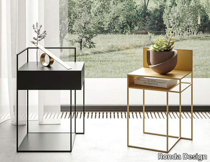 ATIK - Rectangular metal coffee table _ Ronda Design