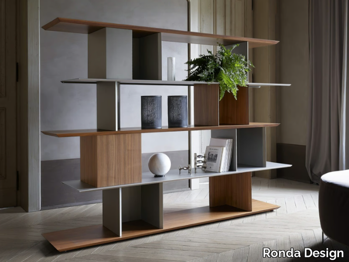 LIBERA 45 - Open freestanding sectional bookcase _ Ronda Design