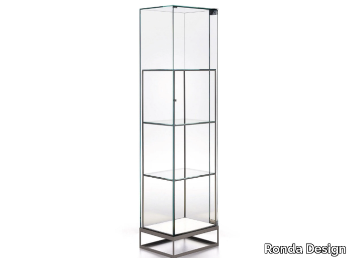 PRIMA - Crystal display cabinet with integrated lighting _ Ronda Design