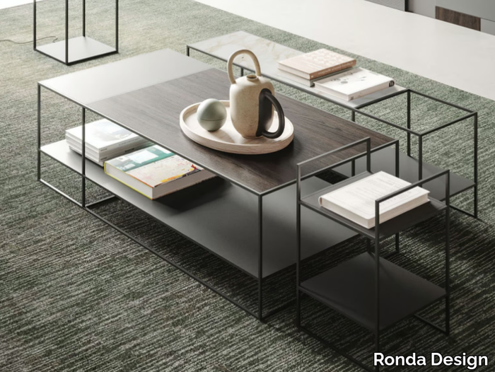 AXIS - Modular metal coffee table _ Ronda Design