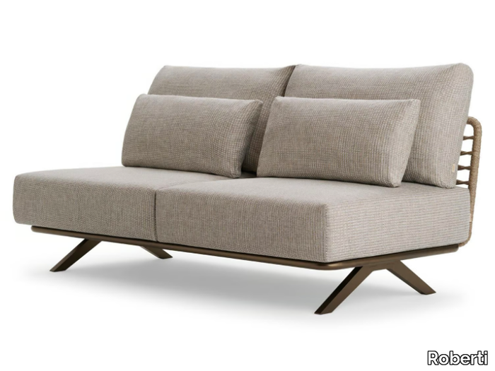 ARMÀN - 2 seater sofa woven with polyester rope _ Roberti