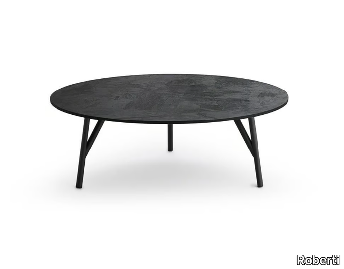 COROLLE - Round HPL garden side table _ Roberti