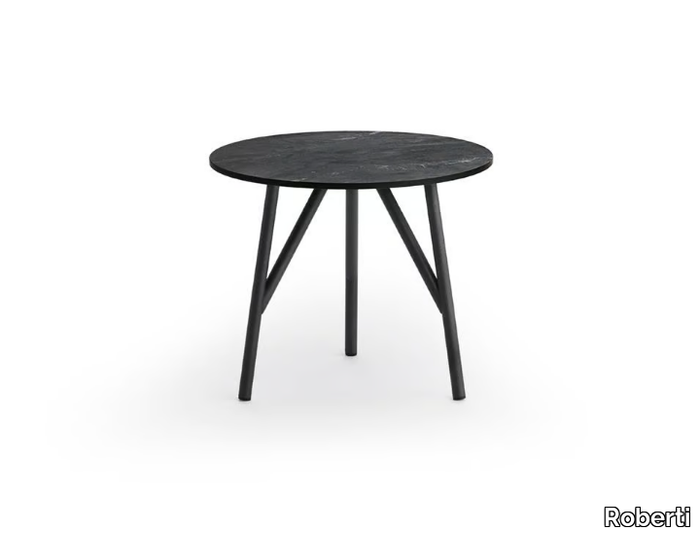 COROLLE - Round HPL garden side table _ Roberti