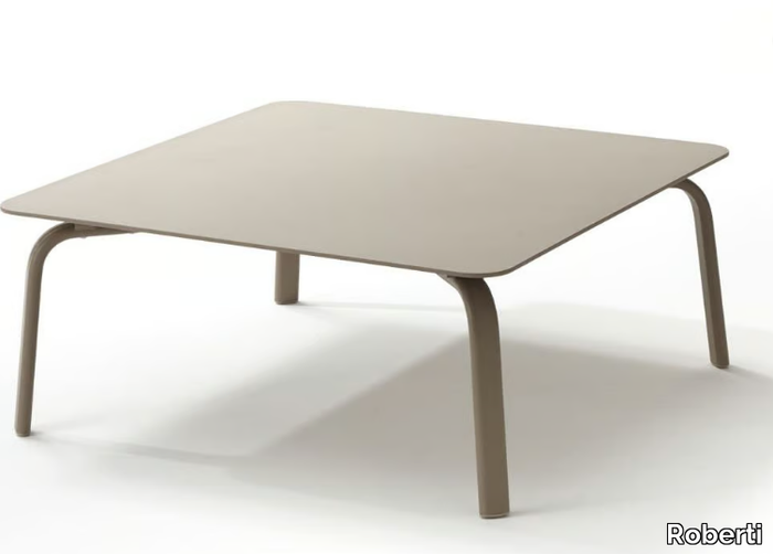 KEY WEST - Square aluminium garden side table _ Roberti