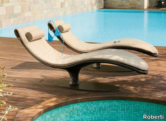 CARIBE - Aluminium sun lounger _ Roberti