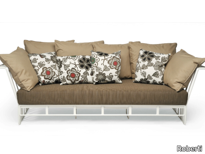 HAMPTONS GRAPHICS - Aluminium garden sofa _ Roberti