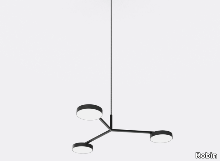 RAFAELA TRIO - Dimmable metal pendant lamp _ Robin