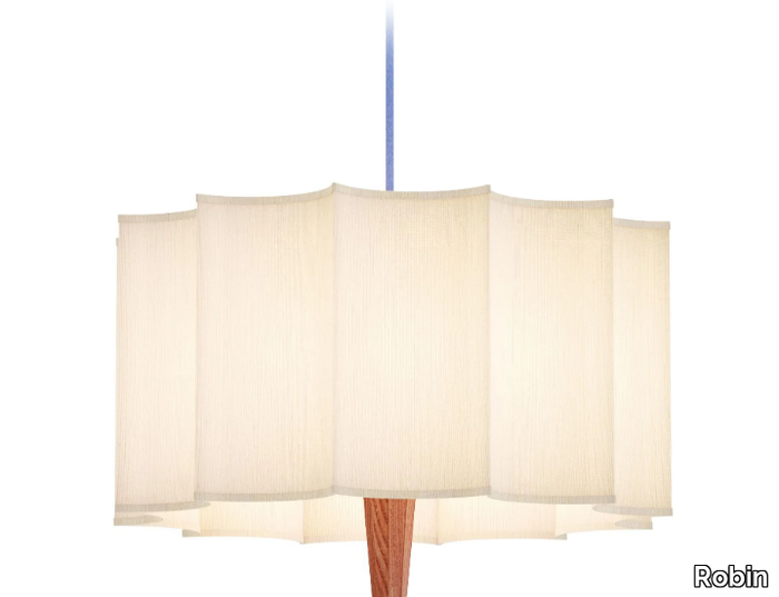 RAIN - Fabric pendant lamp _ Robin