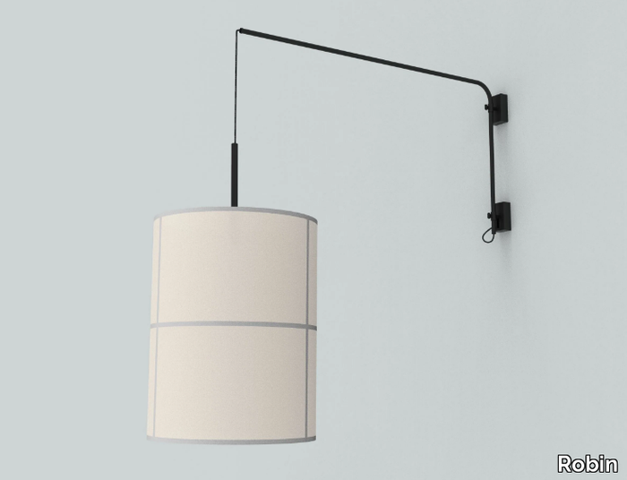 RANIA - Fabric wall lamp _ Robin