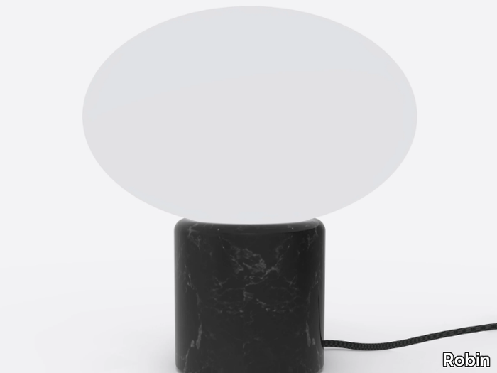 REMI LANTERN - Marble table lamp _ Robin