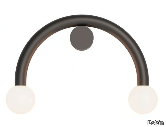 RIGOBERTA DIRECT CURVED - Iron wall light _ Robin