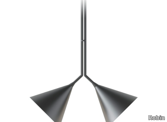 RUBI DUO - Metal pendant lamp _ Robin