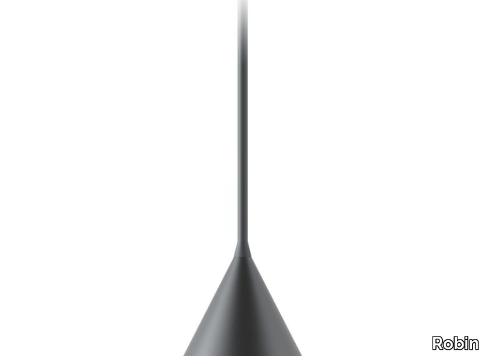 RUBI MONO - Metal pendant lamp _ Robin