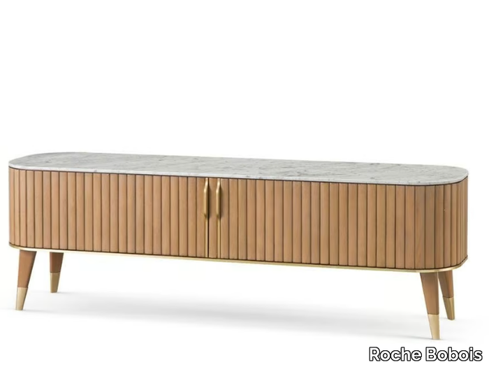 EDEN-ROCK - TV cabinet with sliding doors _ Roche Bobois