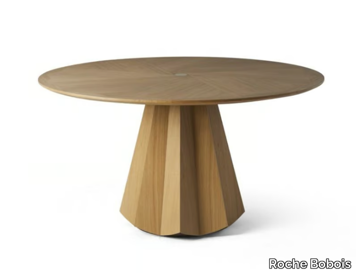 GIRASOL - Round dining table _ Roche Bobois