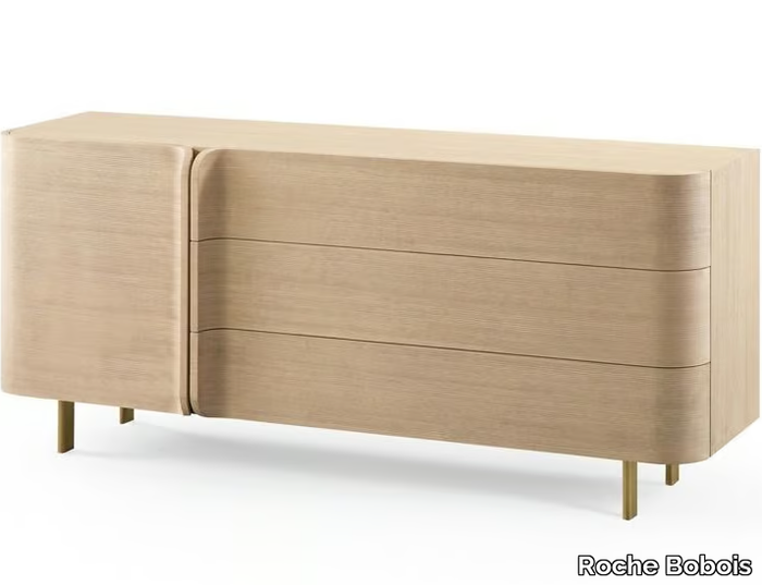 PARIS PANAME CHAMBRE - Sideboard with doors with drawers _ Roche Bobois