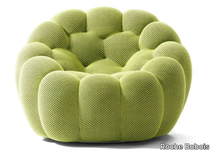 BUBBLE - Swivel technical fabric armchair _ Roche Bobois