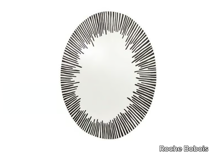EQUINOXE - Oval wall-mounted mirror _ Roche Bobois