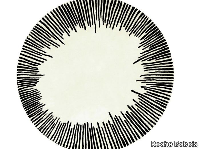 EQUINOXE - Round wool rug _ Roche Bobois