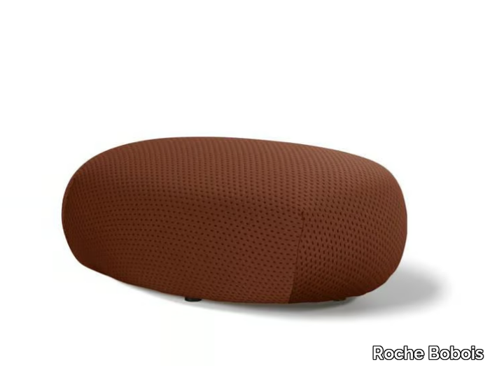 SENSE - Oval fabric pouf _ Roche Bobois