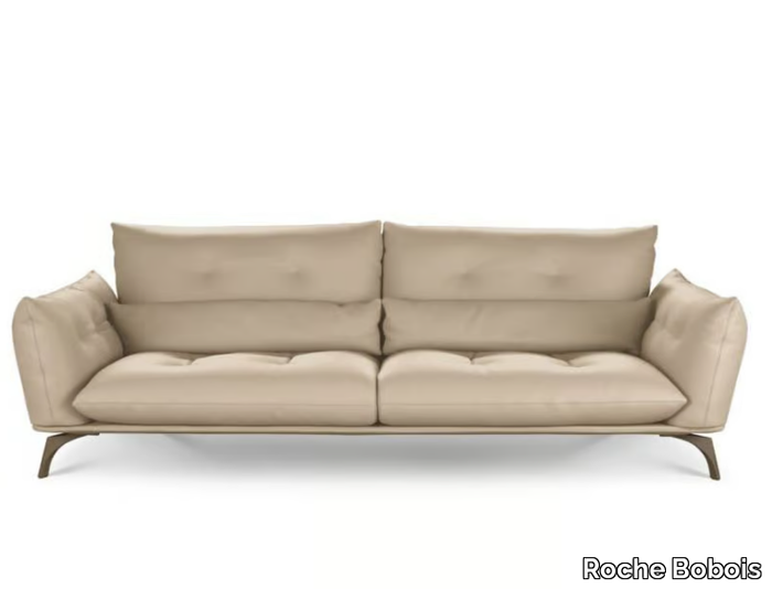 RÉSIDENCE - 4 seater leather sofa _ Roche Bobois