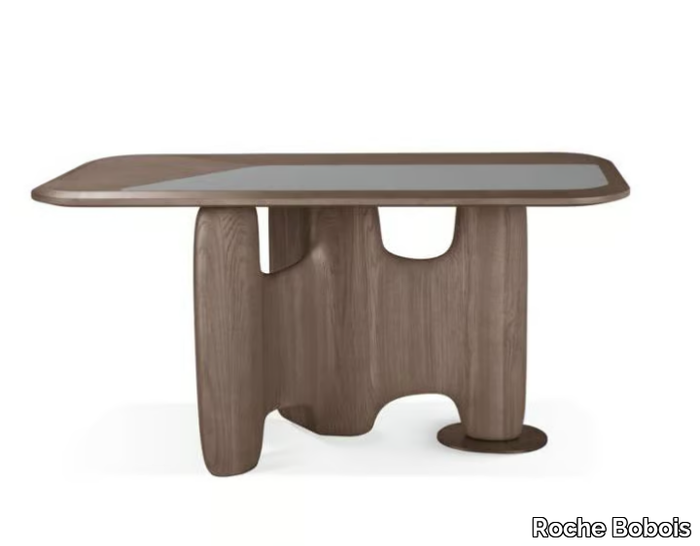 RIO IPANEMA - Rectangular wooden writing desk _ Roche Bobois