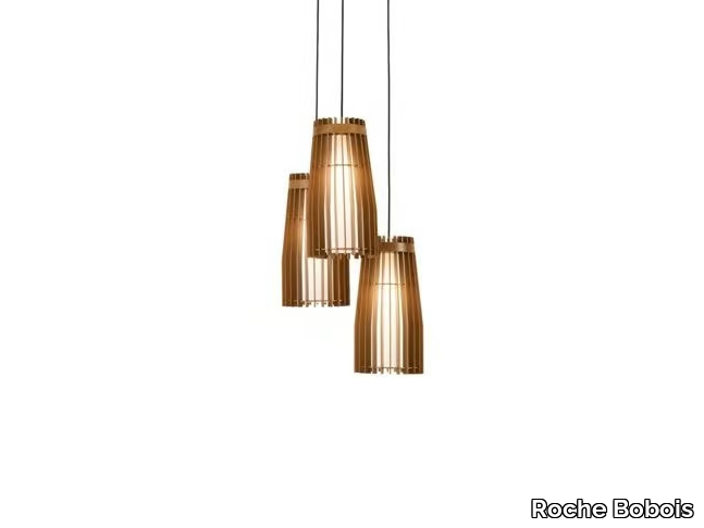 TURBINE - Oak pendant lamp _ Roche Bobois