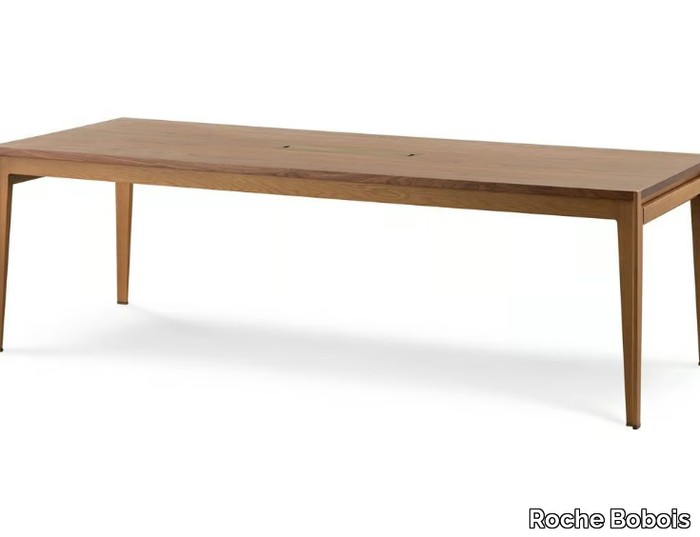 ASSEMBLAGE - Extending rectangular dining table _ Roche Bobois