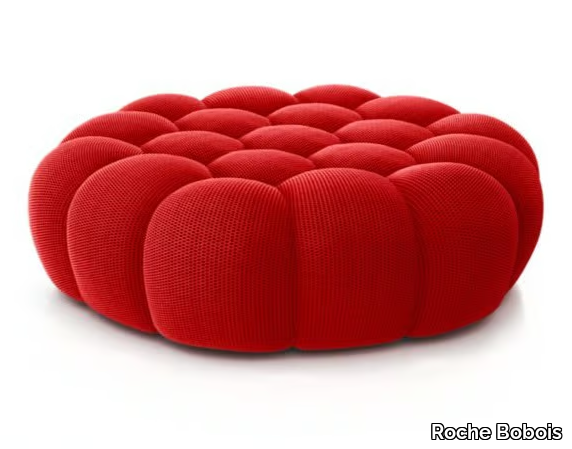 BUBBLE - Round technical fabric pouf _ Roche Bobois