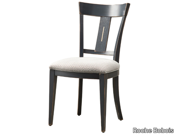DOME - Ash chair with integrated cushion _ Roche Bobois