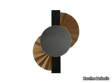 NEGRESCO - Wall-mounted round framed metal mirror _ Roche Bobois