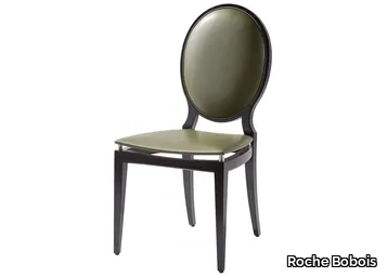 SAKS - Medallion upholstered leather chair _ Roche Bobois