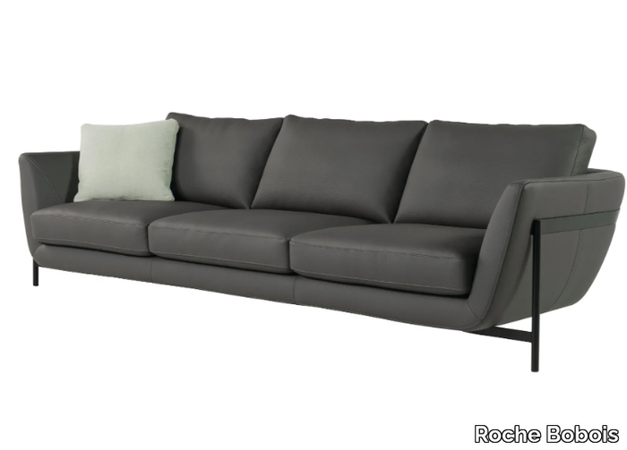 PLAYBACK - 4 seater leather sofa _ Roche Bobois