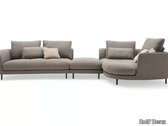 ROLF BENZ 555 KUMO - Corner sectional fabric sofa _ Rolf Benz