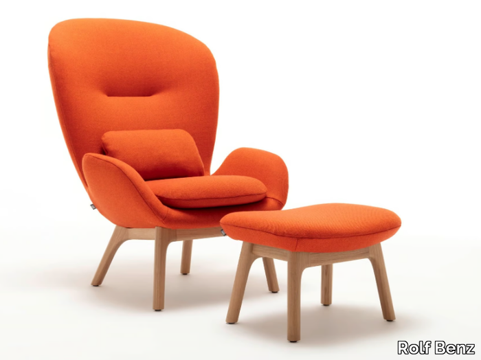 ROLF BENZ 594 - Fabric armchair with armrests _ Rolf Benz