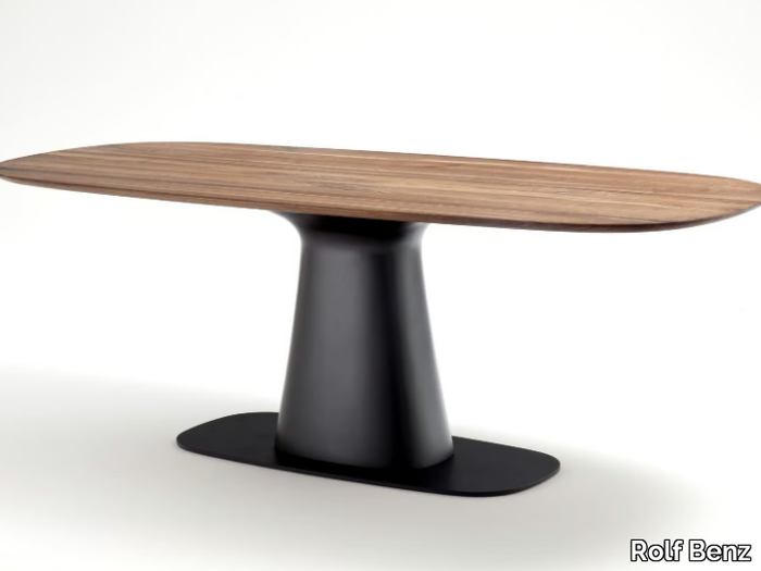 ROLF BENZ 8950 - Steel and wood table _ Rolf Benz