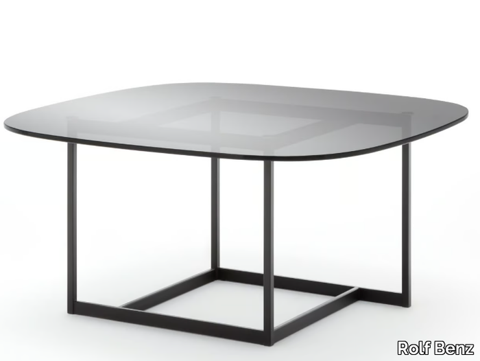 ROLF BENZ 932 - Square glass coffee table _ Rolf Benz