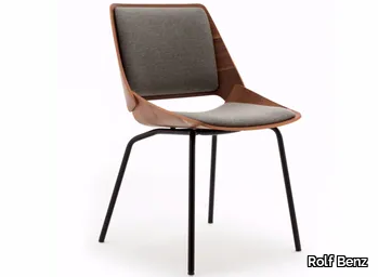 ROLF BENZ 650 - Chair with integrated cushion _ Rolf Benz