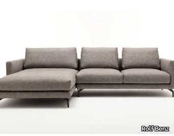 ROLF BENZ 333 JOLA - Sectional fabric sofa with chaise longue _ Rolf Benz