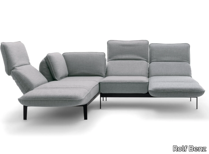 ROLF BENZ 386 MERA - Corner sectional sofa with chaise longue _ Rolf Benz