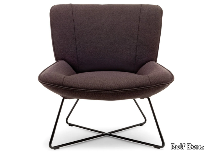 ROLF BENZ 383 - Upholstered fabric armchair _ Rolf Benz