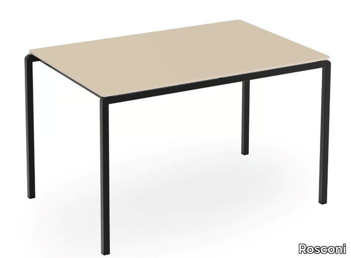 MANDELBROT - Stackable metal dining table _ Rosconi