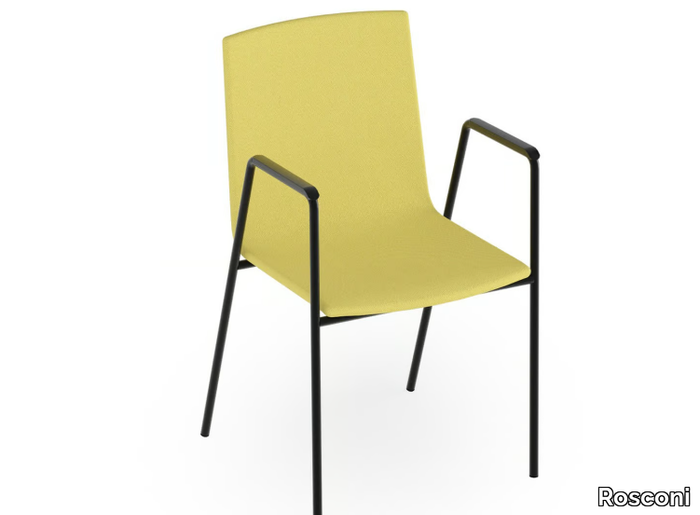 ATLANTA 452 - Fabric chair with armrests _ Rosconi