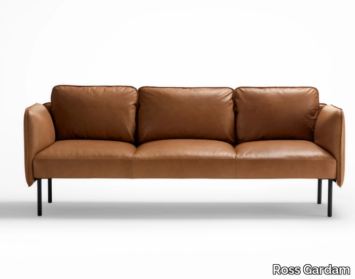 ADAPT SOFT - 3 seater leather sofa _ Ross Gardam