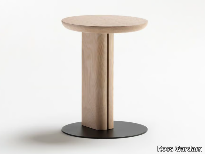 ROOK - Low oak stool _ Ross Gardam